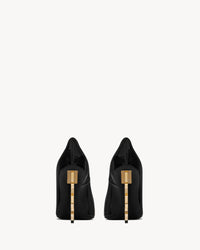 YSL heel black