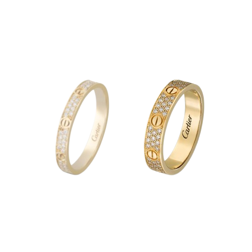 🎁 BAGUE LOVE duo, MINI cartier (100% off)