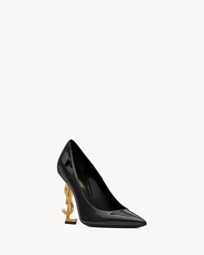 YSL heel black